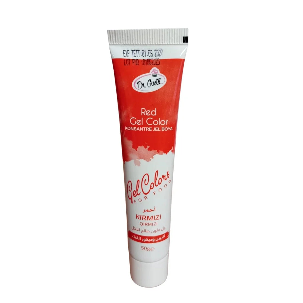 Colorant Gel Alimentar Rosu Ruby 50 G - Gel Concentrat Economic Pentru Deserturi Remarcabile