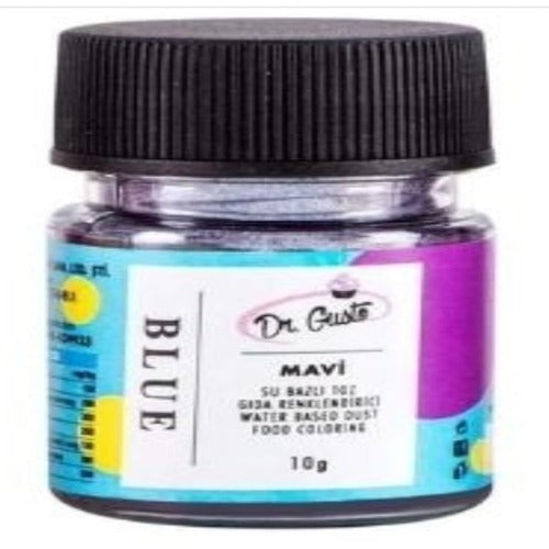 Colorant pudra hidrosolubil,10 grame pentru pasta de zahar si creme, albastru baby