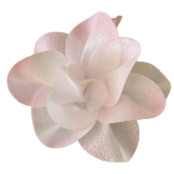 Decoratiune comestibila din vafa, Floare roz