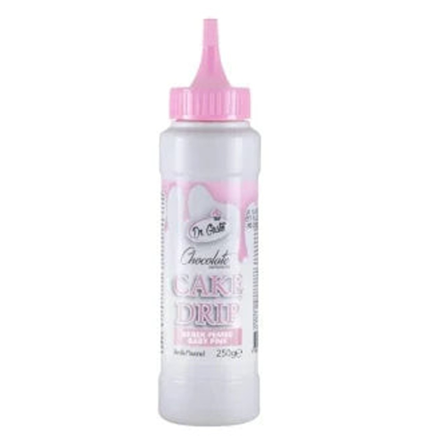Cake drip, roz deschis, ciocolata temperata, MY BAKE, 250 GR