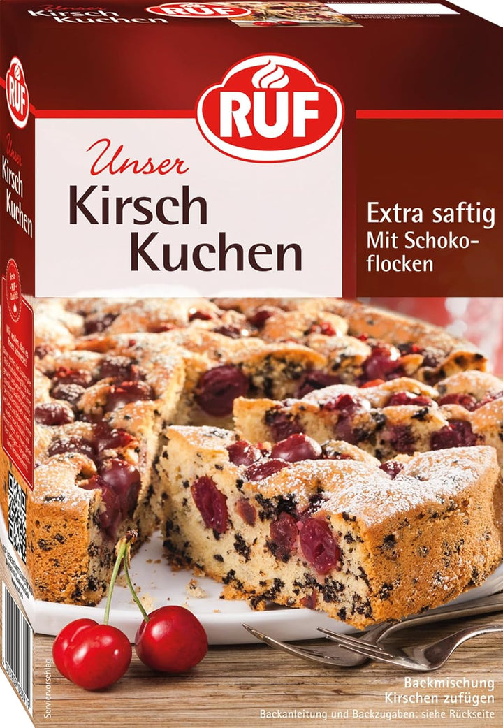 RUF Käsekuchen Backmischung, Cheesecake Mit Knusprigem Streuselteig, Super Cremiger Kuchen Mit Echter Bourbon-Vanille, Einfache Zubereitung, 1 X 570G