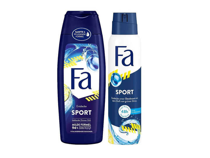 FA Gel de duș Sport, pachet de 6 x 250 ml