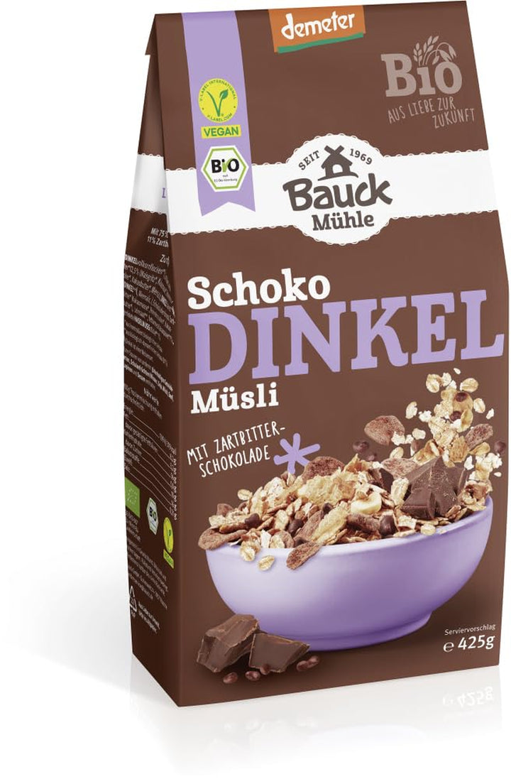 Bauck HOF Dinkelmüsli Schokozart, 425G (1Er Pack)