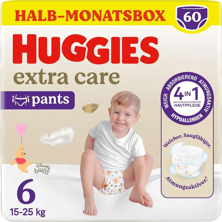 Huggies Extra Care Pants Mit Disney-Design Größe 5, 68 Windeln (2X34), Halb-Monatsbox