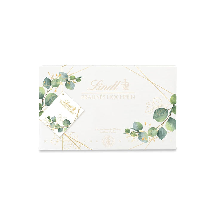 Lindt Schokolade-Hochfein Pralinen Im Winterdesign Geschenkpapier | 200 G | Pralinés-Schachtel Mit 20 Pralinen in 11 Köstlichen Sorten Mit Und Ohne Alkohol | Pralinengeschenk | Schokoladengeschenk