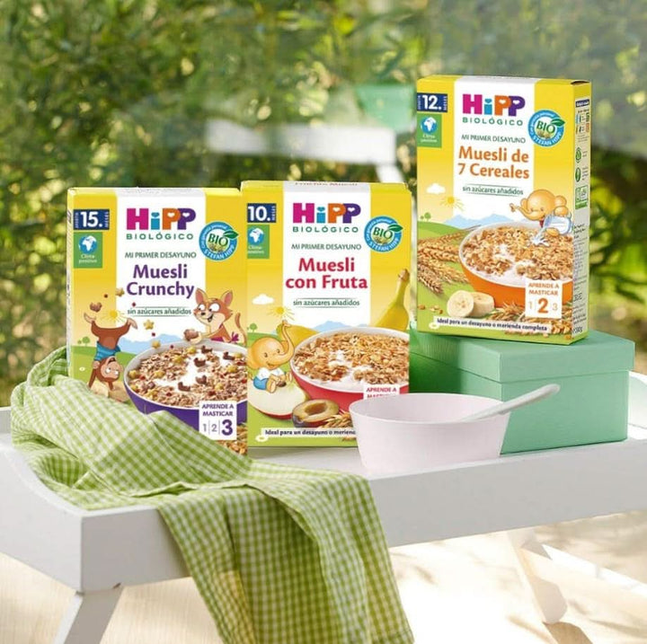 Muesli de fructe ecologic Hipp, pachet de 6 x 200 grame