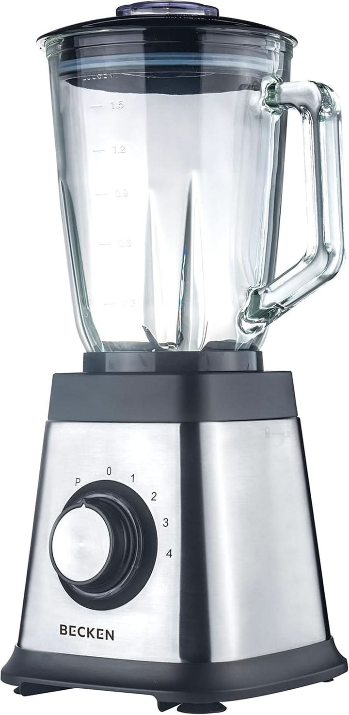 Mixer Aus Glas, 1,5 L, 1000 W, Edelstahl