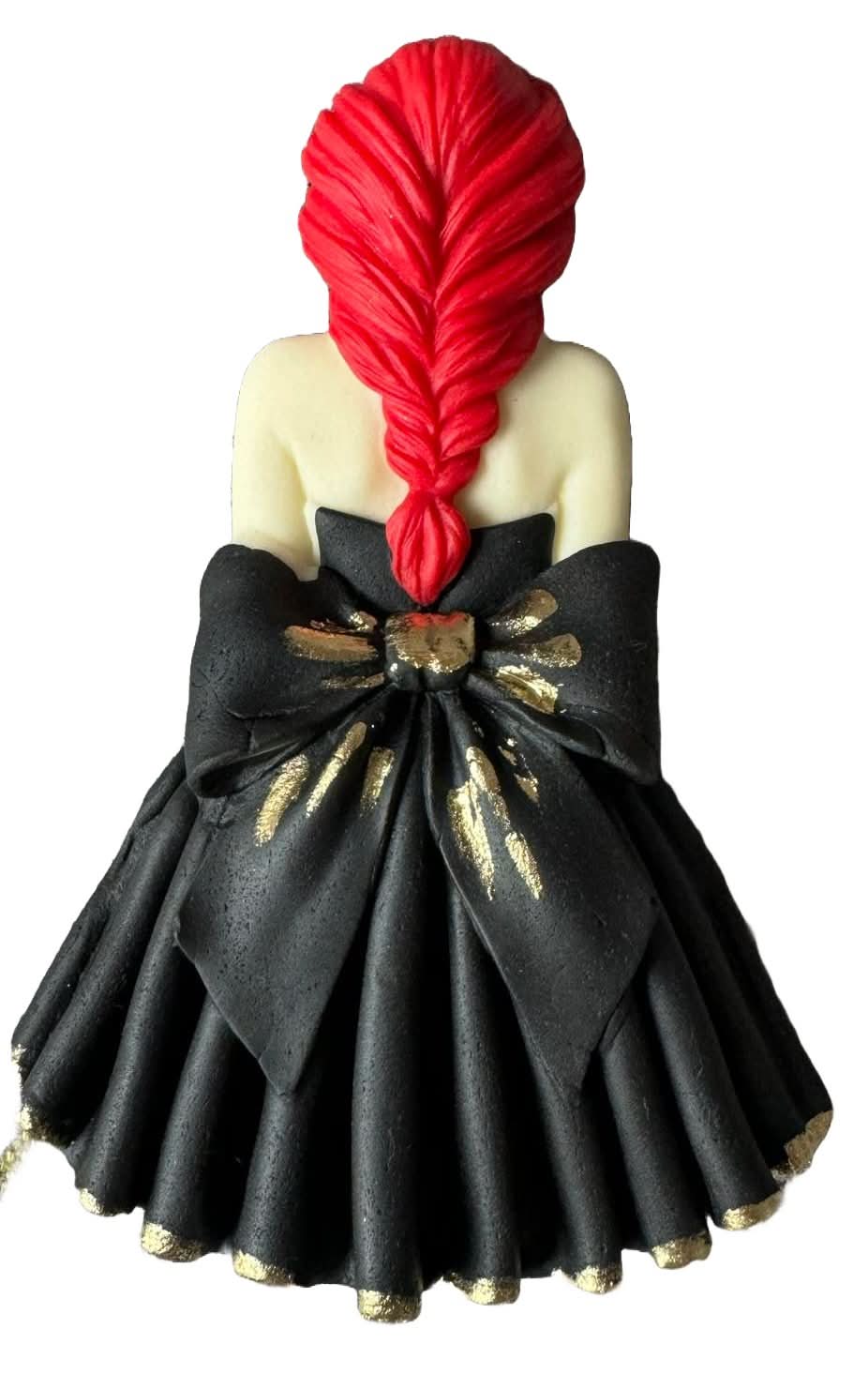 Decoratiune comestibila din zahar, Beautiful Lady Decoratiuni din Pasta de Zahar Nati Shop