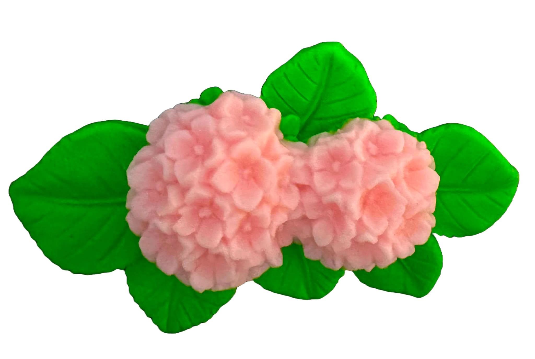 Decoratiune comestibila din zahar, Hortensie Decoratiuni din Pasta de Zahar Nati Shop