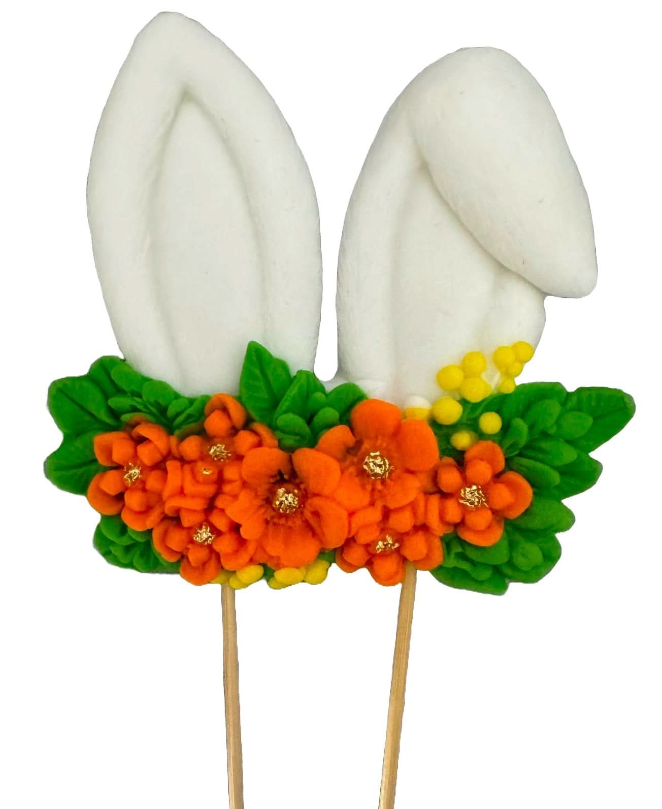 Decoratiune comestibila din zahar, Iepuras Decoratiuni din Pasta de Zahar Nati Shop