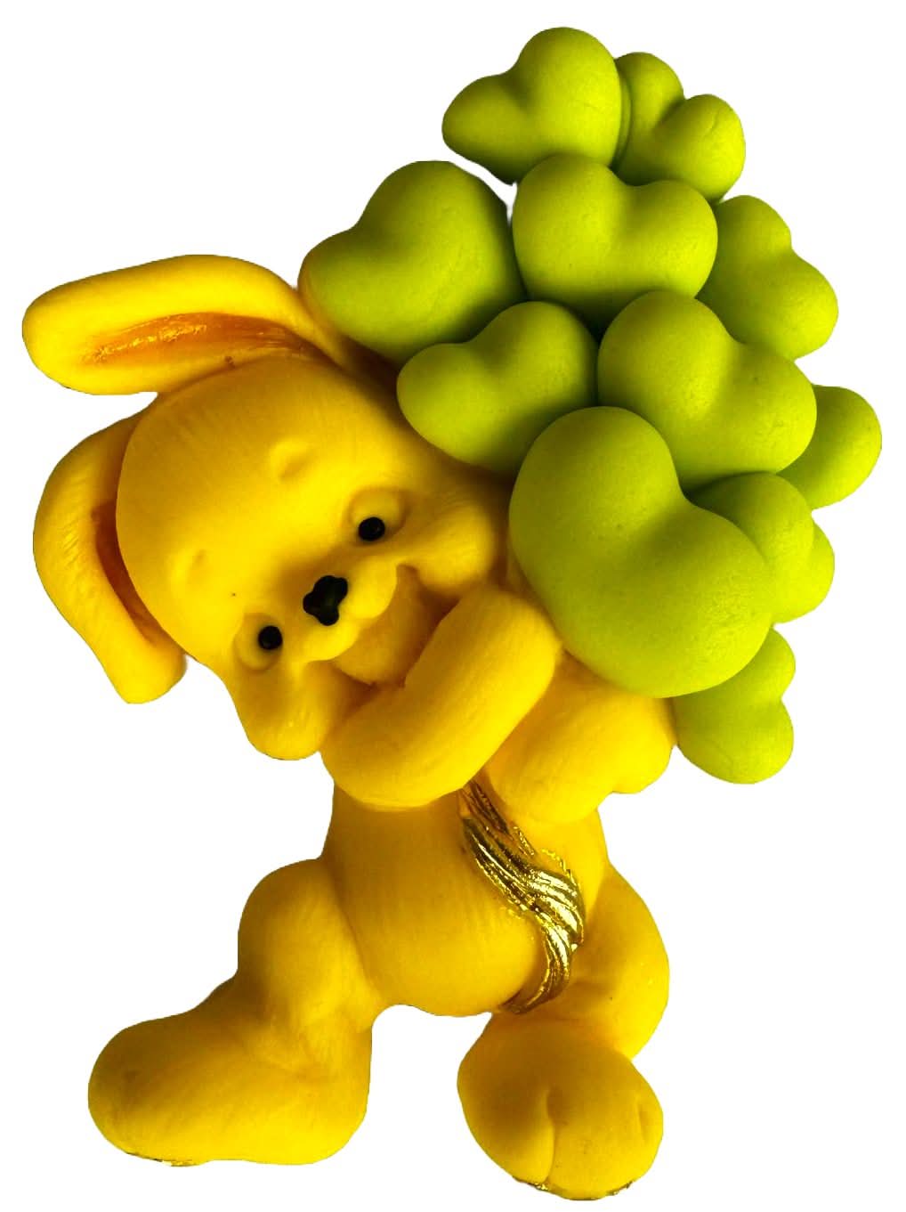 Decoratiune comestibila din zahar, Iepuras Decoratiuni din Pasta de Zahar Nati Shop