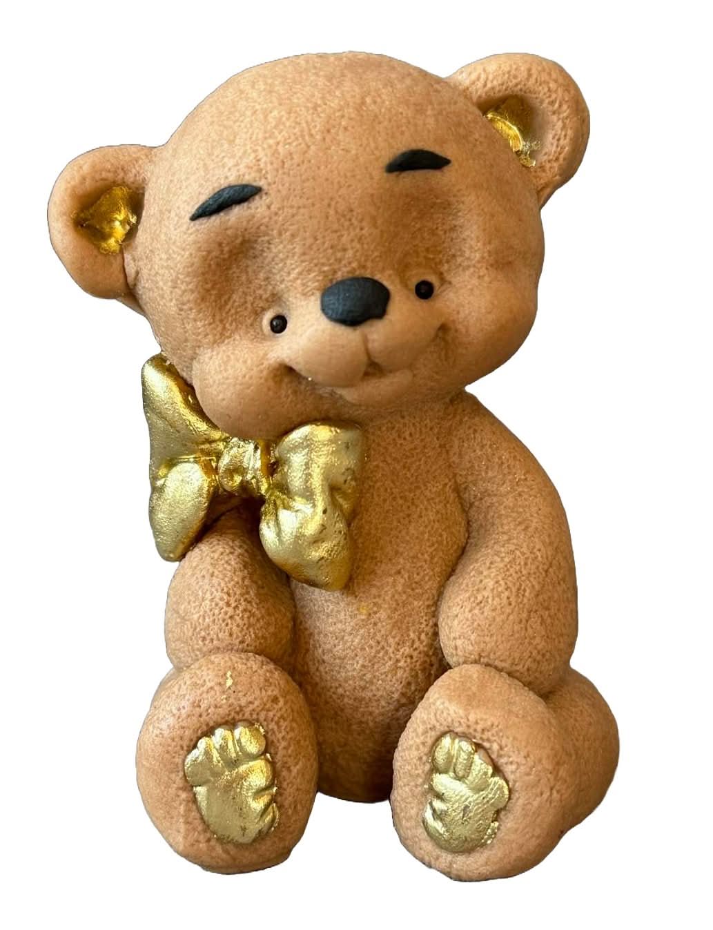 Decoratiune comestibila din zahar, Ursulet Decoratiuni din Pasta de Zahar Nati Shop