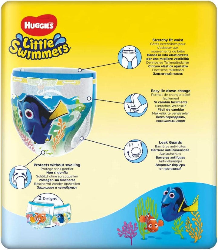 Huggies Little Swimmers Einweg-Schwimmwindeln, Größe 2-3 – 36 Hose Total