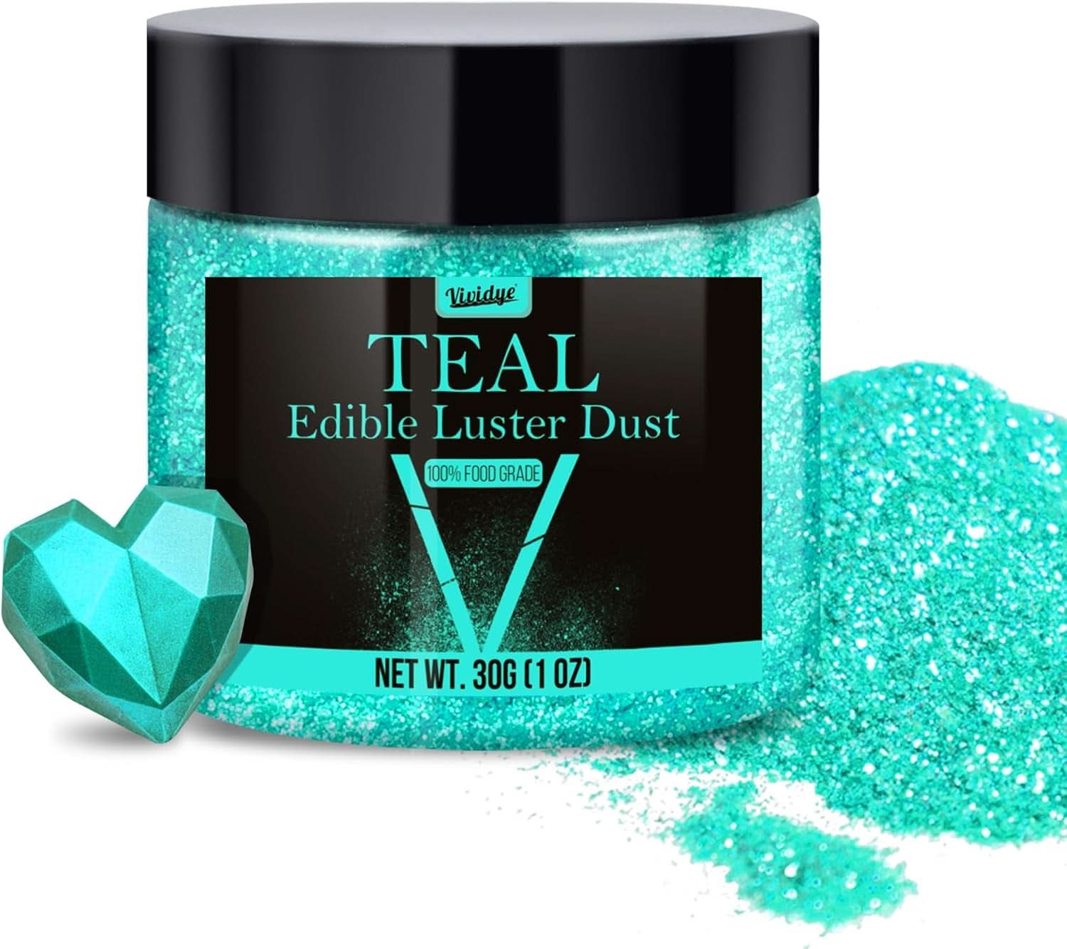 Glitter comestibil, 5 grame Naty Shop Turcoaz