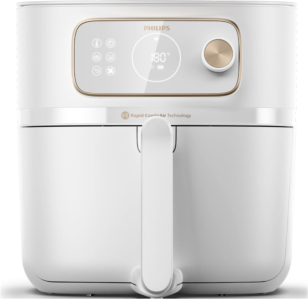 Philips 3000Er Airfryer XL - Rapid Air Technologie, Frittieren Mit Bis Zu 90% Weniger Fett, 1,2 Kg Fassungsvermögen, 6,2 L Größe, Touchscreen, Schwarz (HD9270/90)