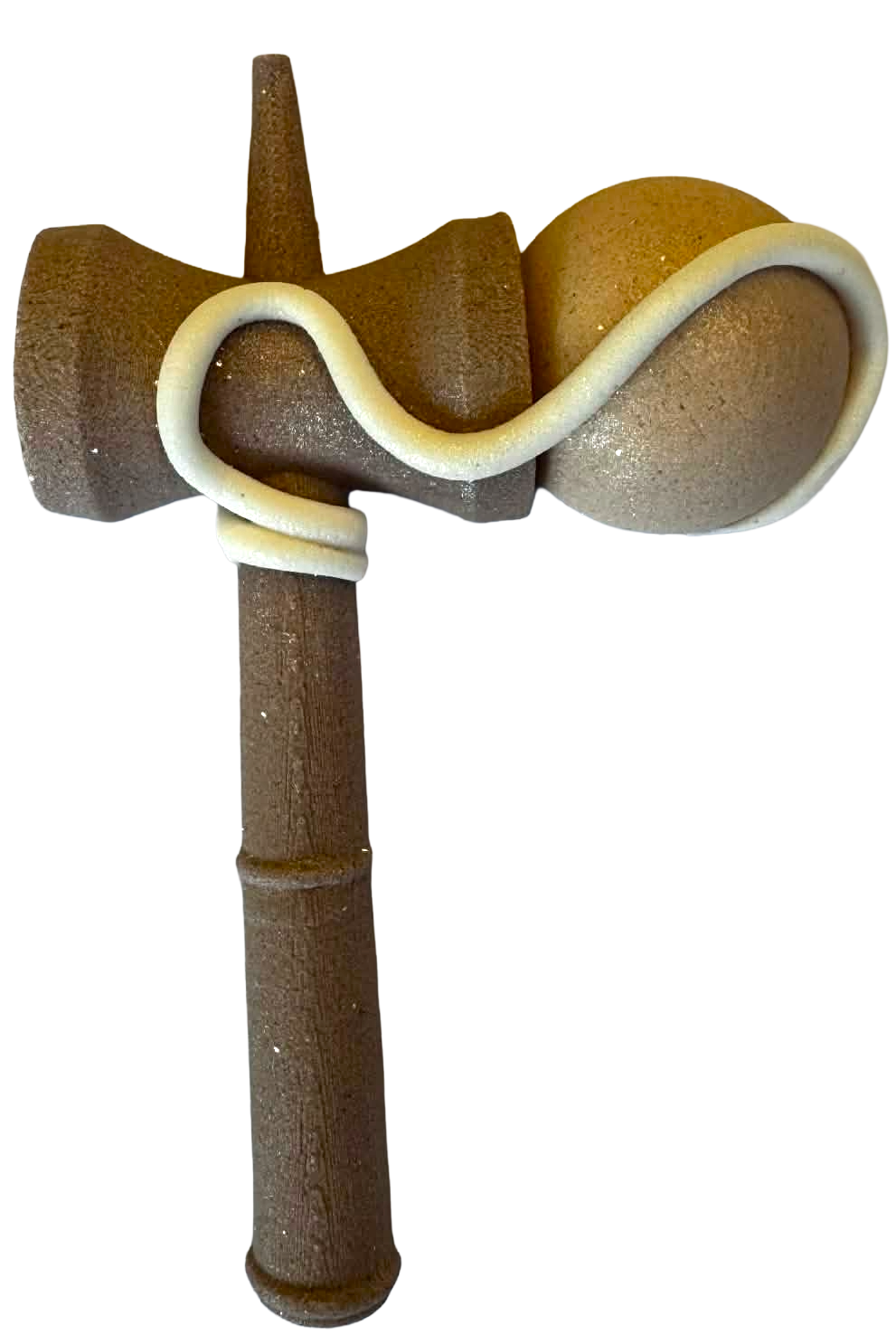 Decoratiune Comestibilă Kendama - Gust Plăcut cu Aromă Vanilină, Dimensiune 10 cm