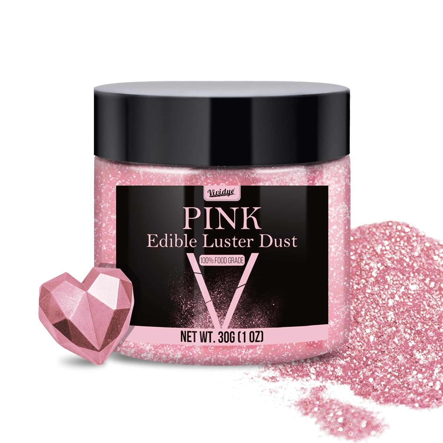 Glitter comestibil - 30 grame Naty Shop Roz