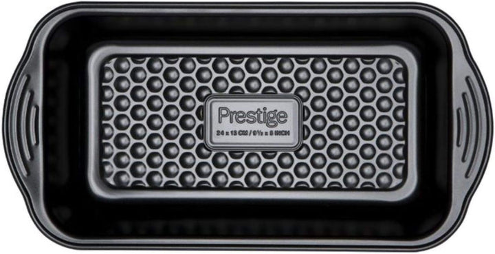 Prestige 48227 Aerolift Muffin Zinn, Carbon Steel, Schwarz