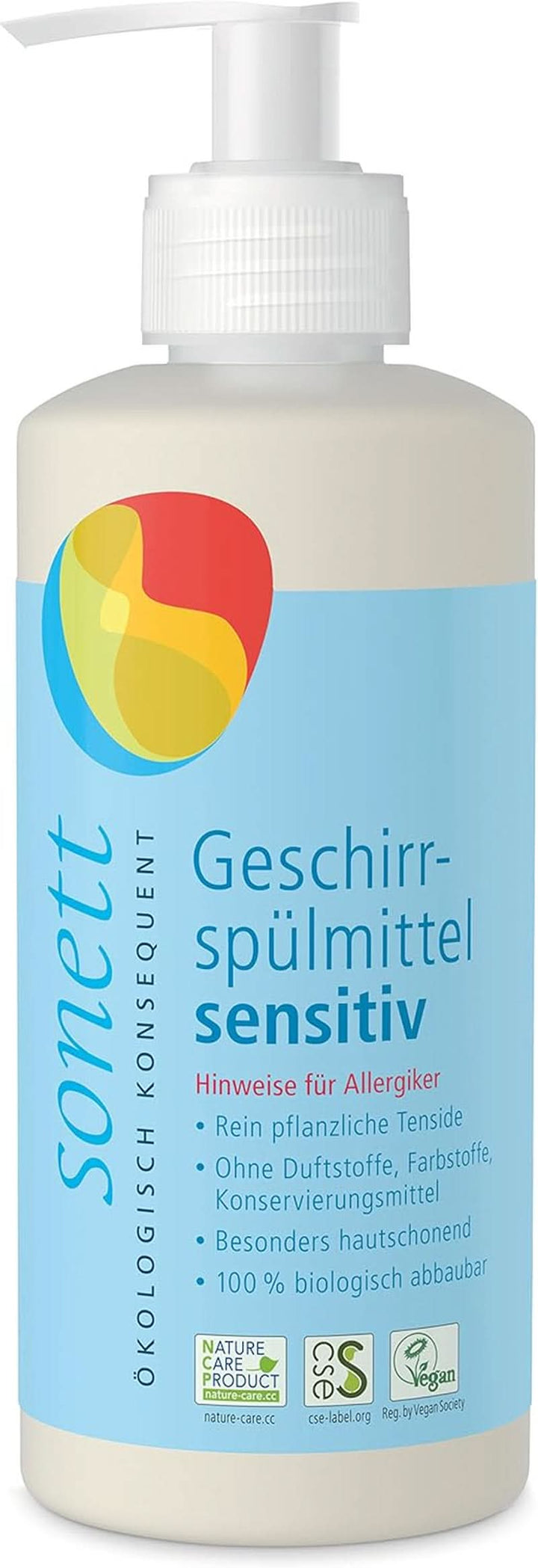 Lichid de spălat vase Sonett Sensitive, 1 litru Naty Shop 600 ml