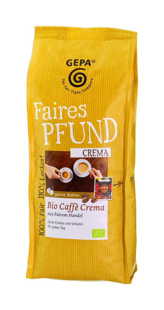 Gepa Faires Pfund Crema Bohne, 500 G