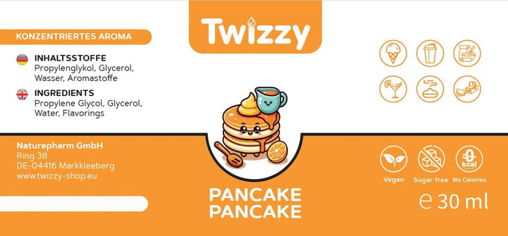 Twizzy Pancake Food Flavouring - 30 ml - Aromă intensă - Ideală pentru coacere