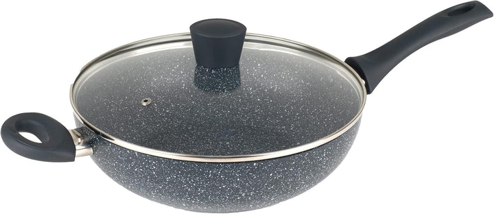 Russell Hobbs RH00840EU7 Antihaftbeschichtete Bratpfanne – 20 Cm Kochtopf, Aluminium Induktionspfanne, Einfache Reinigung, Omelettpfanne Mit Bakelitgriff, Kochen Sie Mit Weniger Öl, Nightfall Stone