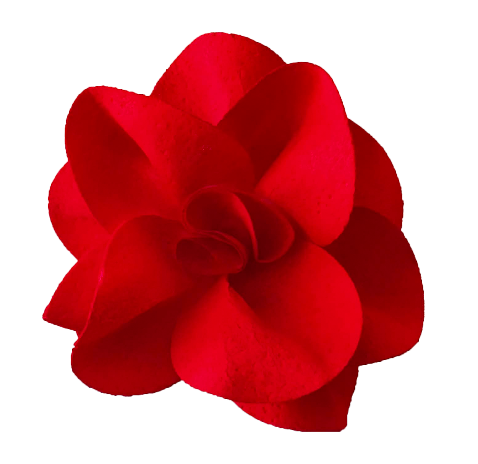 Decoratiune Comestibila Din Vafa Floare Rosie - Ingenioasa Si Delicioasa Pentru Decor Prajituri