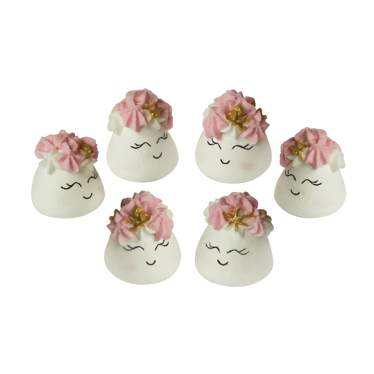 Set 6 Decorațiuni Comestibile - Accente Delicioase Pentru Prăjituri Și Deserturi
