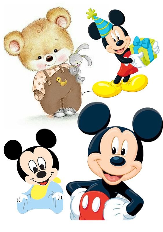 Imagine comestibila, Icing, topper - Mickey Mouse - Nati Shop