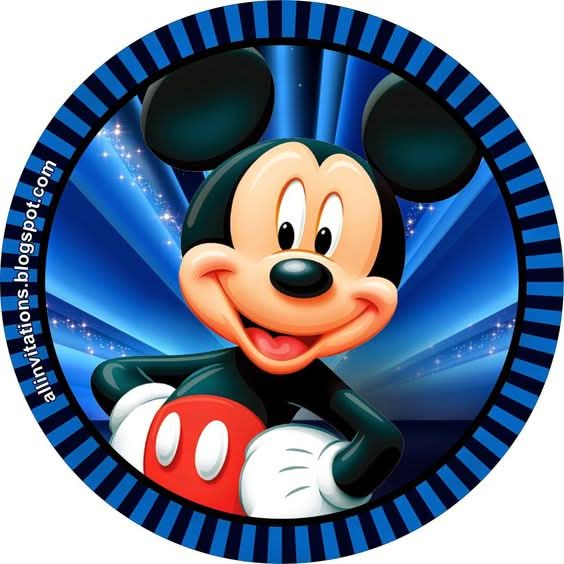 Imagine comestibila, vafa, format A4, Clubul lui Mickey Mouse - Nati Shop