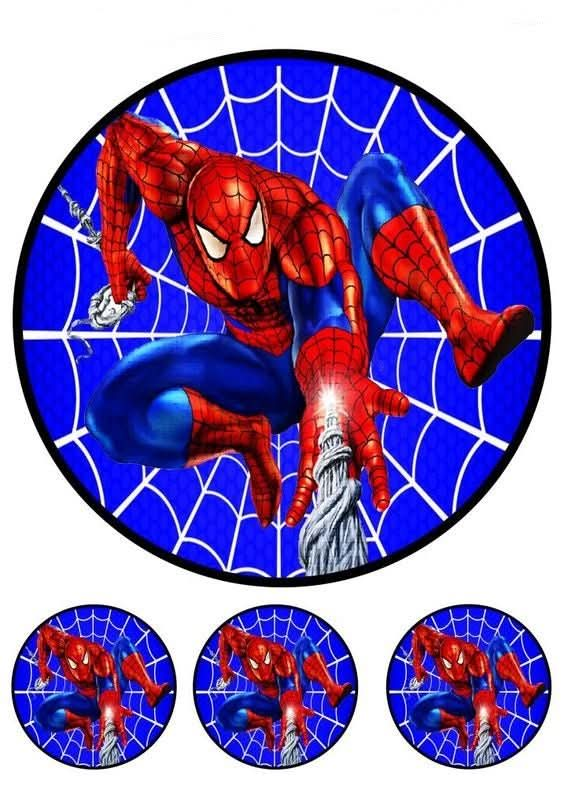 Imagine comestibila, vafa, format A4, Spiderman - Nati Shop