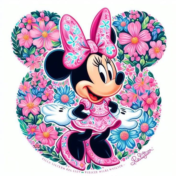 Imagine comestibila, vafa sau icing, format A4, Minnie Mouse - Nati Shop