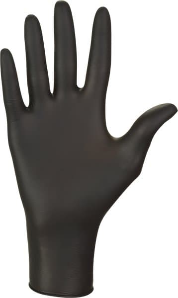 Manusi nitril nepudrate negre Nitrylex 100buc, marimea S Nati Shop