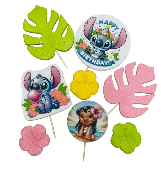 Set 8 Decorațiuni Comestibile Pentru Tort - O Metodă Simplă De A Încânta Cu Gust Delicios Și Aspect Atrăgător
