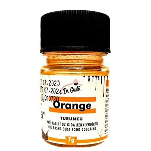 Colorant liposolubil pentru ciocolata, 7 grame, portocaliu