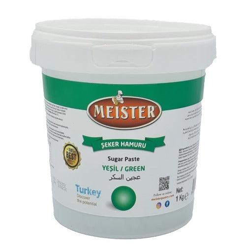 Pasta de zahar, 1 kg verde MEISTER