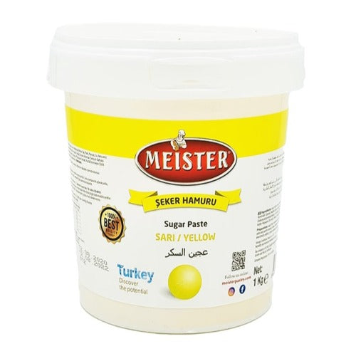 Pasta de zahar, 1 kg, galben MEISTER