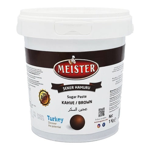 Pasta de zahar, 1 kg, maro MEISTER
