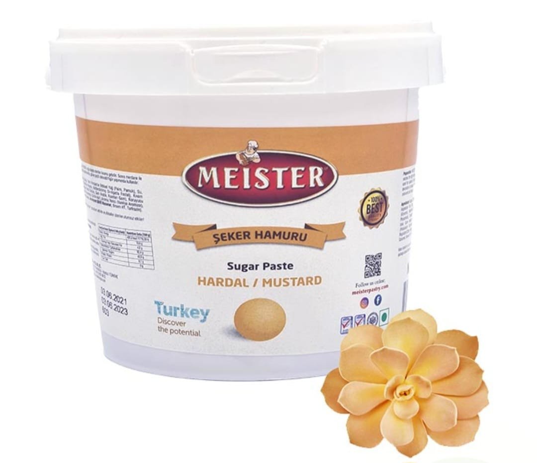 Pasta de zahar, 1 kg, mustar MEISTER
