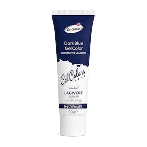 Colorant Gel Alimentar Dr Gusto Albastru Închis 50 g - Culoare Intensă Și Economic Datorită Concentrării
