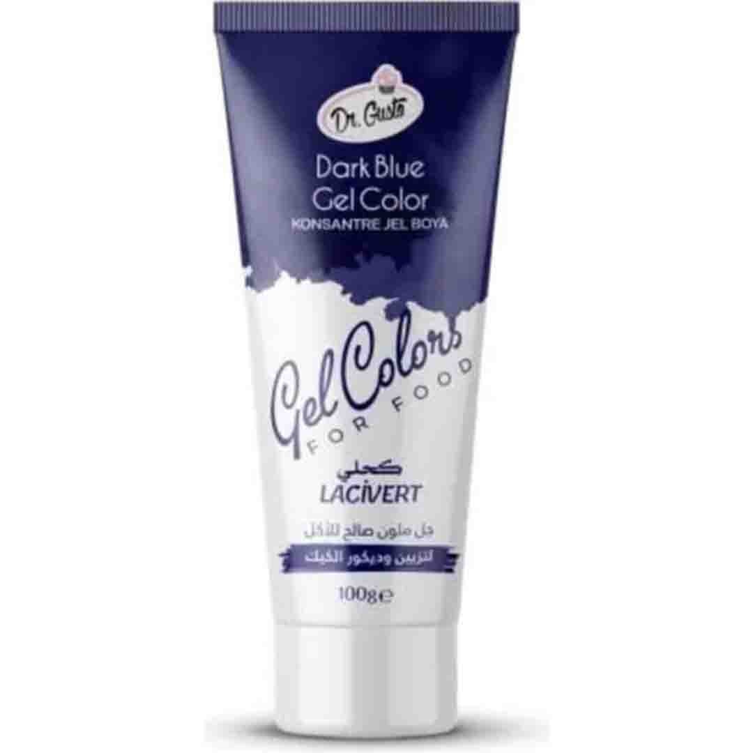 Colorant Gel Alimentar Dr Gusto Albastru Inchis 100 G - Culoare Intensa Economie De Produs Deserturi Remarcabile