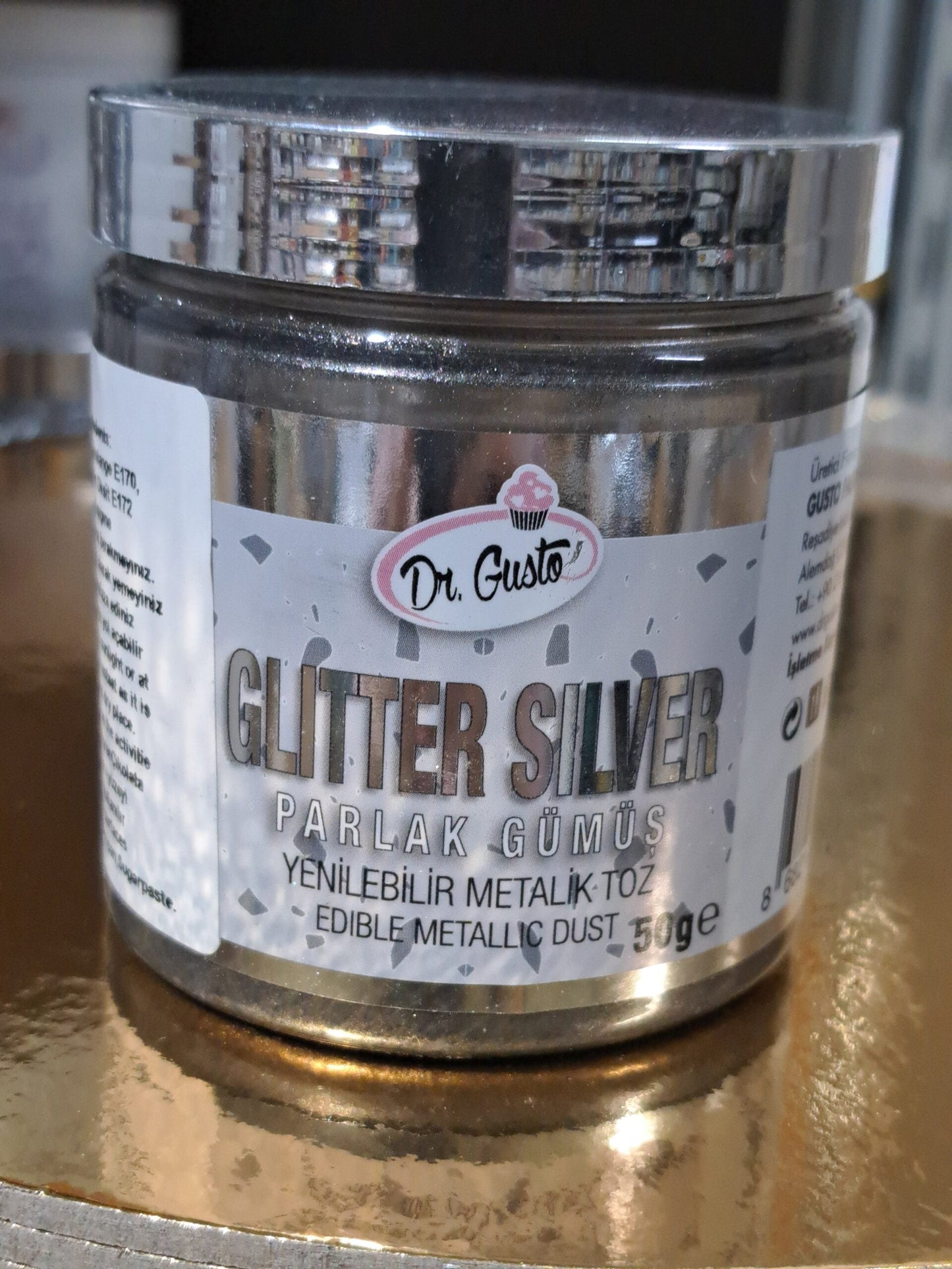 Colorant pudra metalizat SILVER,50 gr