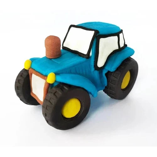Decoratiune comestibila, Tractor albastru