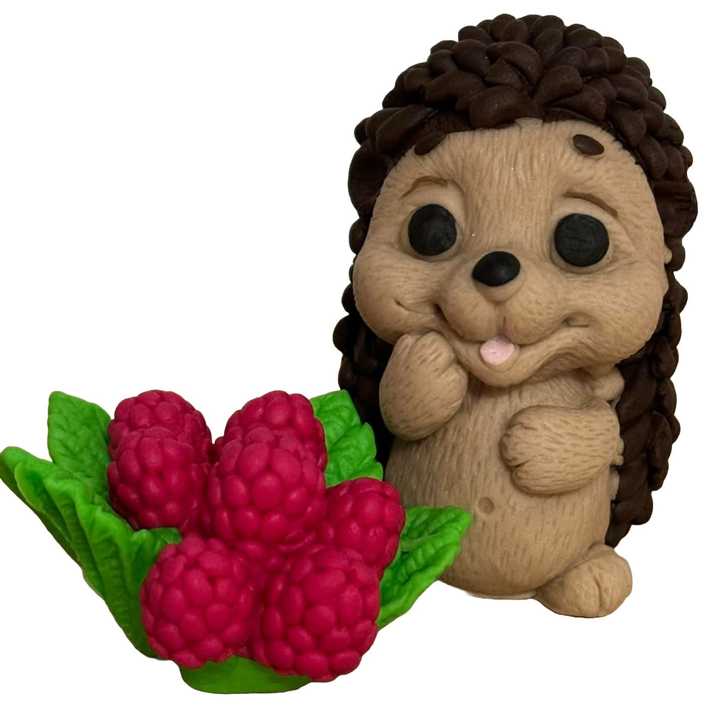 Set 2 decoratiuni comestibile din zahar, Arici Decoratiuni din Pasta de Zahar Nati Shop