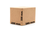 Set 20 cutii carton CO3, 280 x 220 x 220 Cutii ambalare Nati Shop