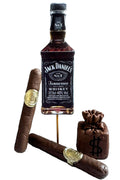 Set 4 decoratiuni comestibile din zahar, Jack Daniels Decoratiuni din Pasta de Zahar Naty Shop