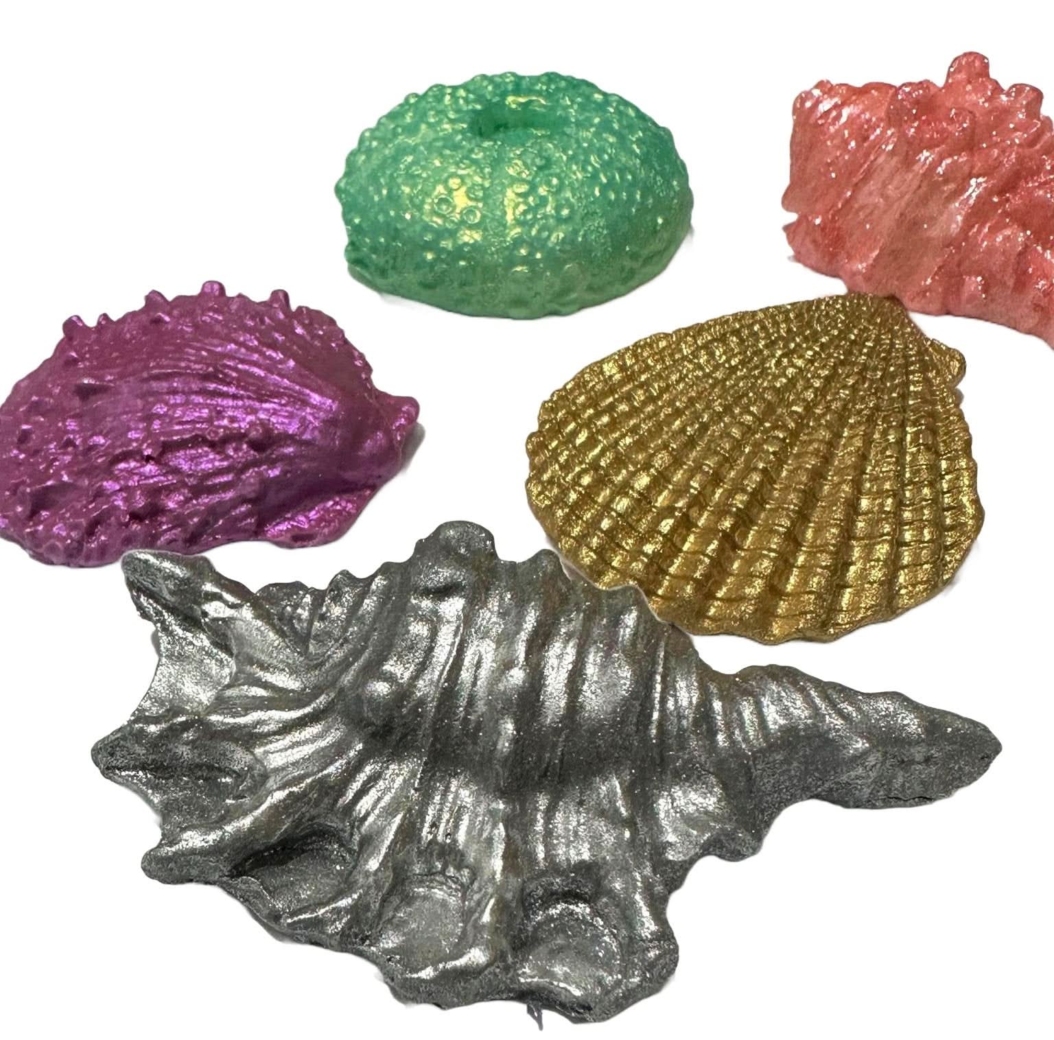 Set 8 decoratiuni comestibile din zahar, Sirena Decoratiuni din Pasta de Zahar Nati Shop