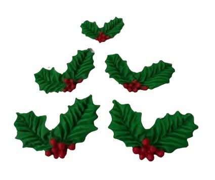 Set decoratiuni comestibile din zahar, Vasc de Craciun, Lioness Decoratiuni din Pasta de Zahar Nati Shop