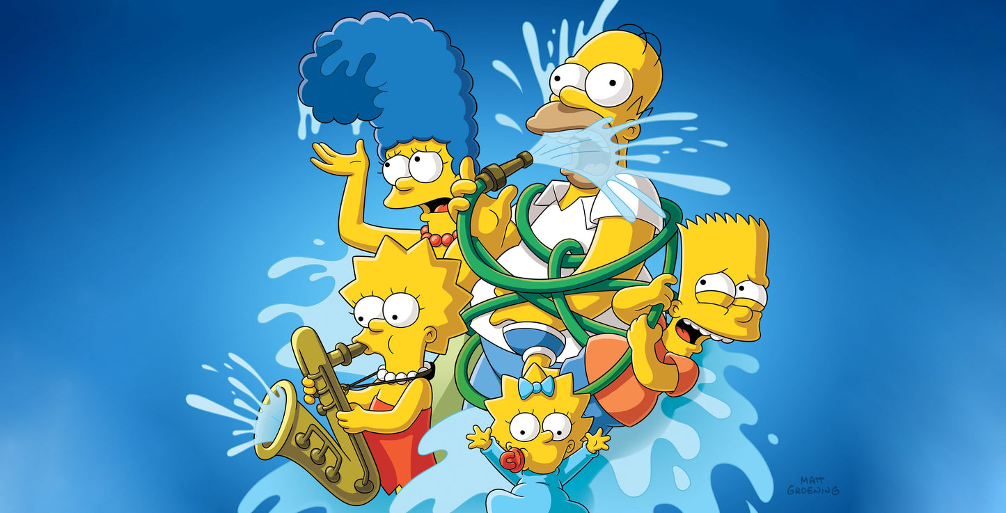 Imagine Comestibilă - simpsons family