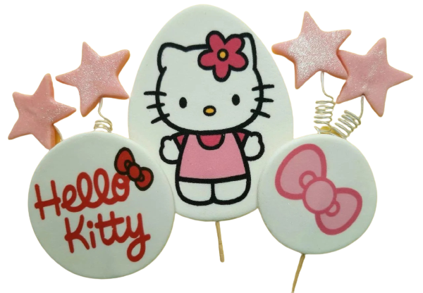 Decoratiune comestibila din zahar, Hello Kitty